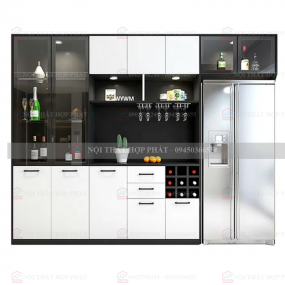 Kệ Bếp Gỗ KBG038 - Tủ Bếp, Tủ Rượu, Tủ Trang Trí Nhà Đẹp